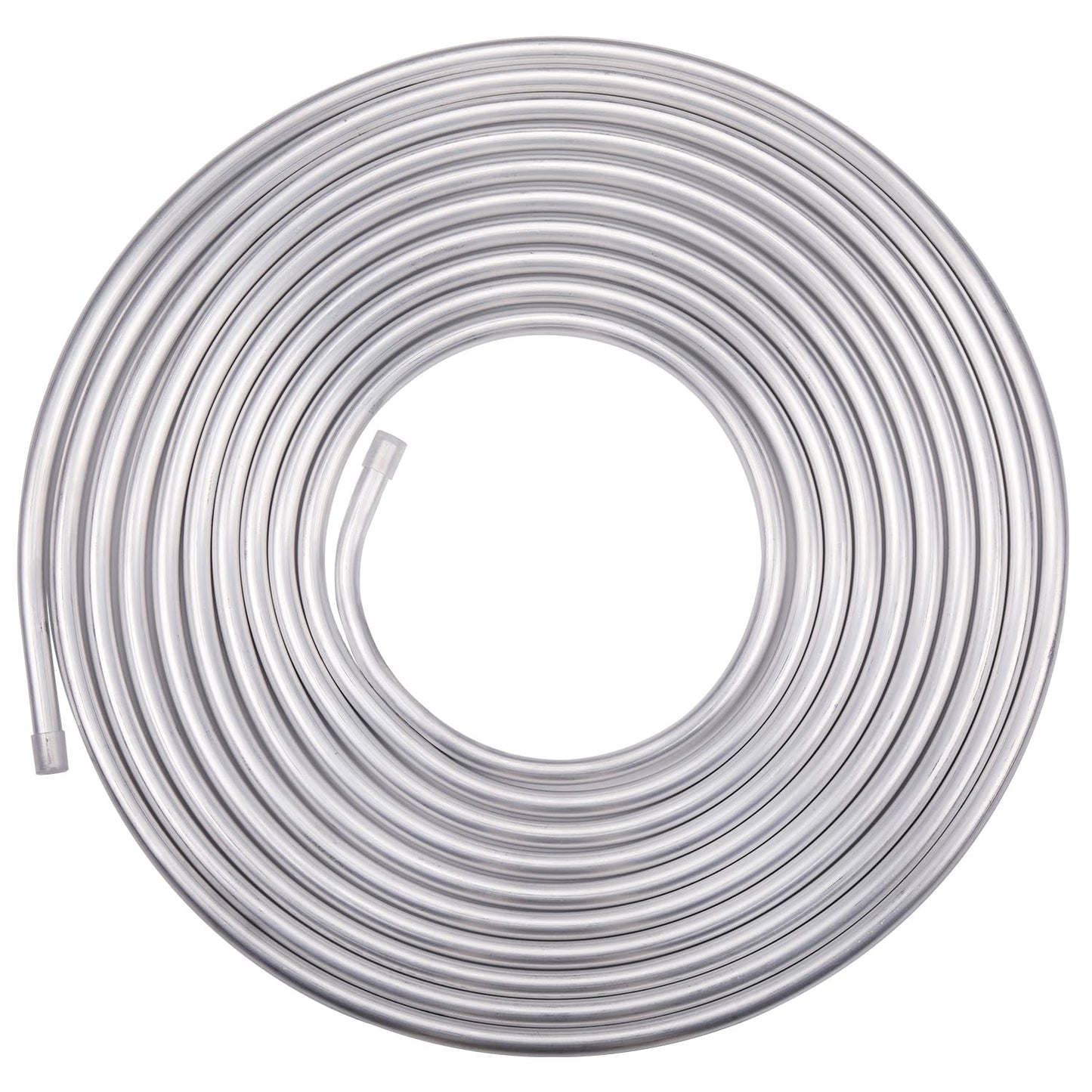 Podavelle 5/8 OD Aluminum Hard Fuel Line Hardline Tube Tubing Coil 16 Feet Roll